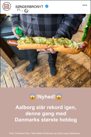 Danmarks største hotdog